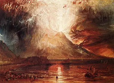 Eruption of Vesuvius William Turner